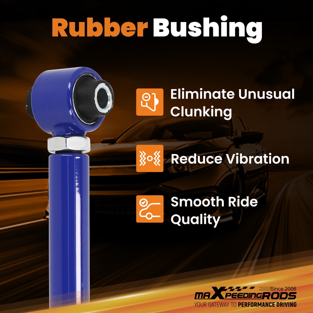 Pair Adjustable Rear Lower Camber Control Arms Kit for BMW E36 E46 3-Series