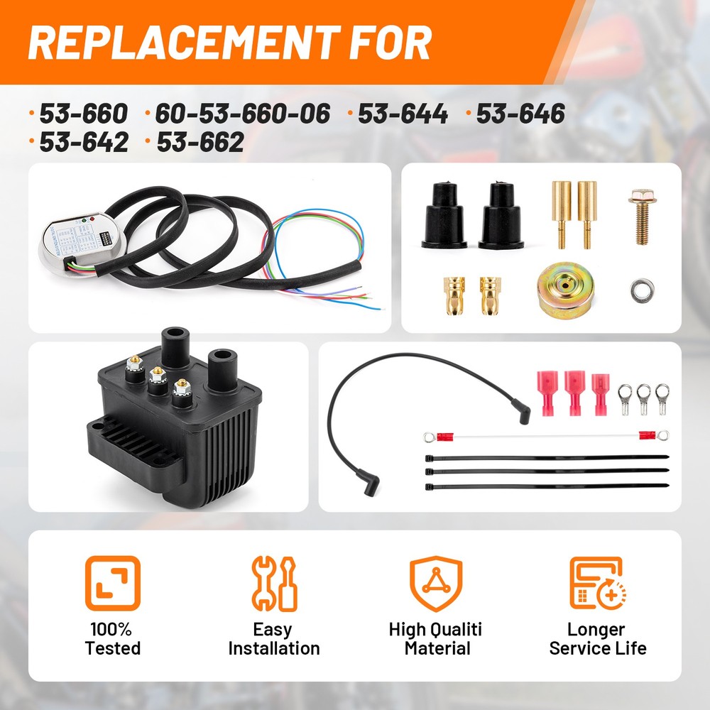 Single Fire Programmable Ignition Kit For Big Twin (Except Twin CAM) 1970-1999