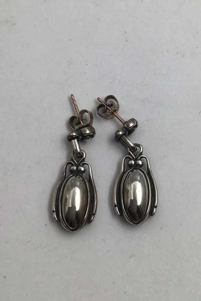 Georg Jensen Sterling Silver Anniversary studs 2009 (Silverstone)