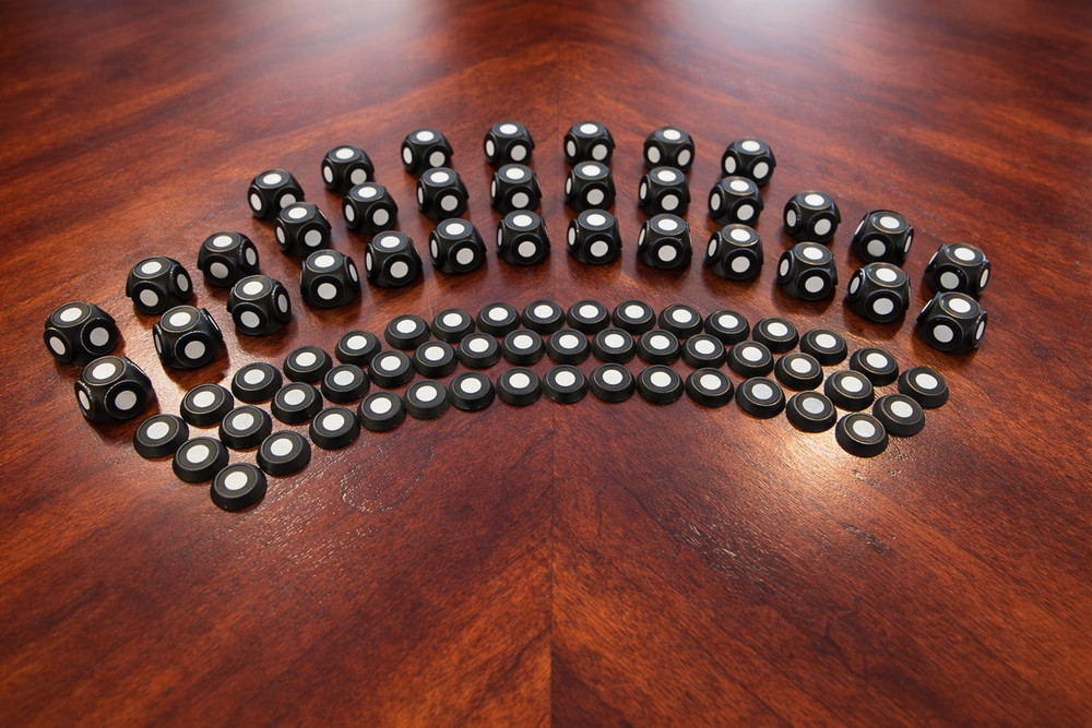 3D Scanner Marker - Magnetic Set 70pc (30 Dome + 40 Flat) 3D Scanning Tools