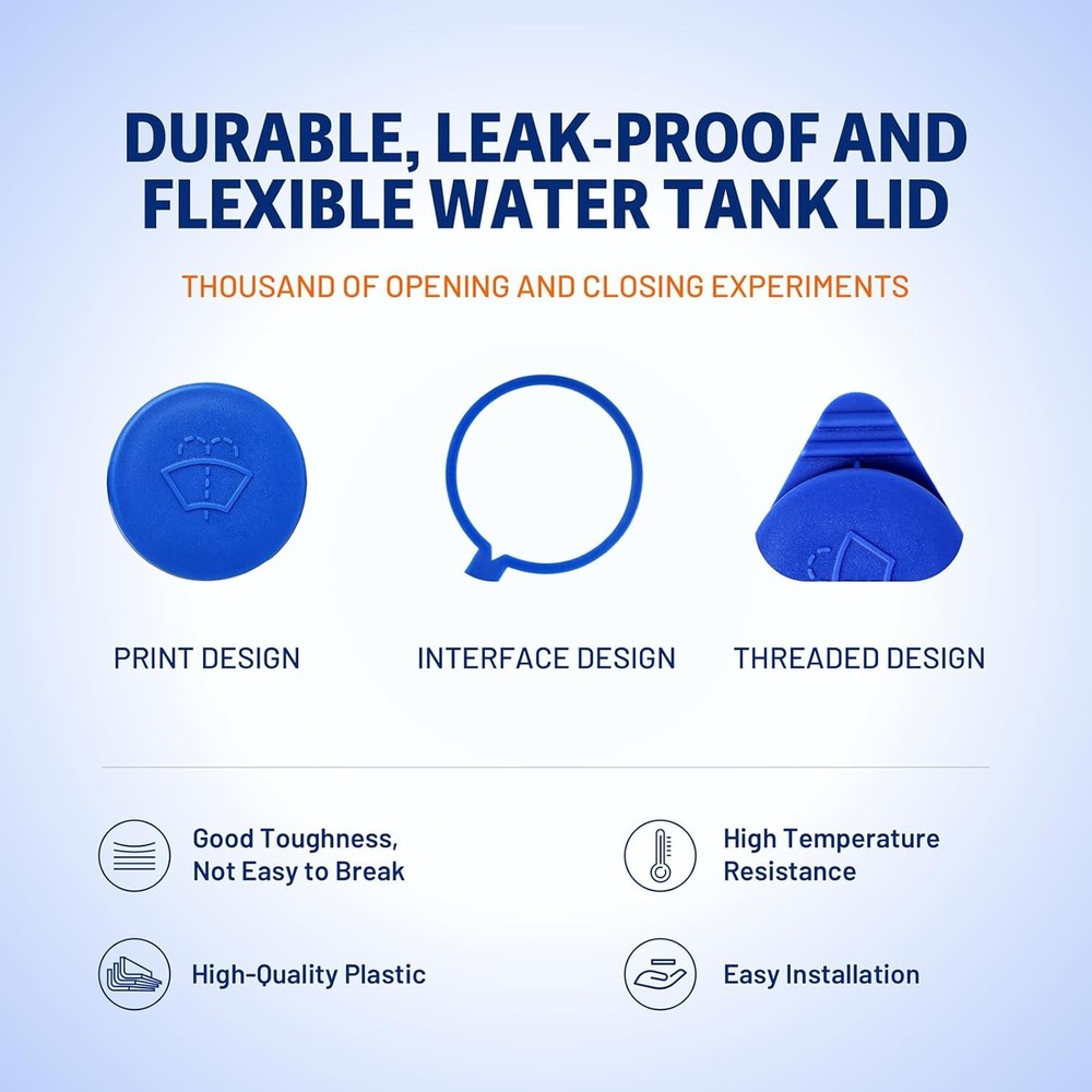 Windshield Washer Reservoir Cap Replacement for Ford Vehicles