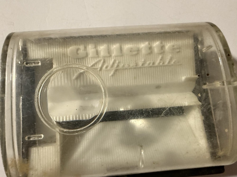 Vintage Gillette Adjustable Hard Plastic Case Only The Case