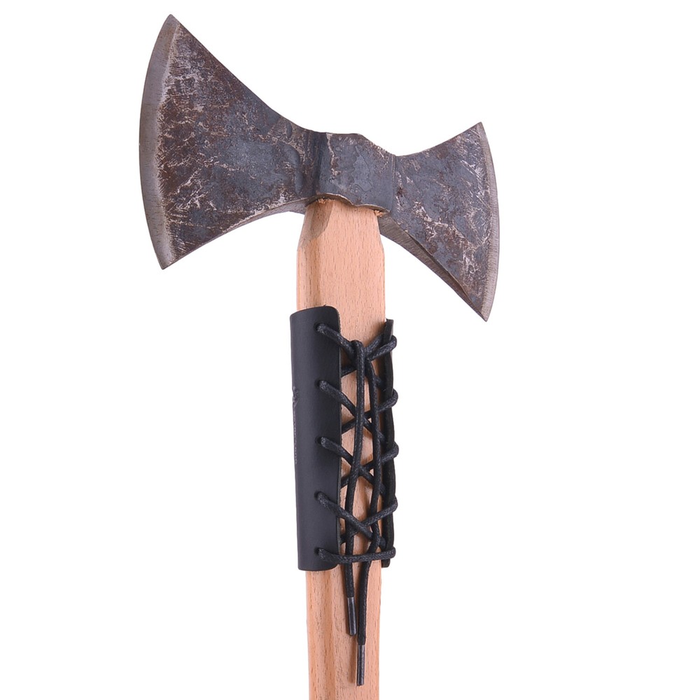 Leather Axe Handle Guard Collar Holster Protector Covers for Double Bit Axe