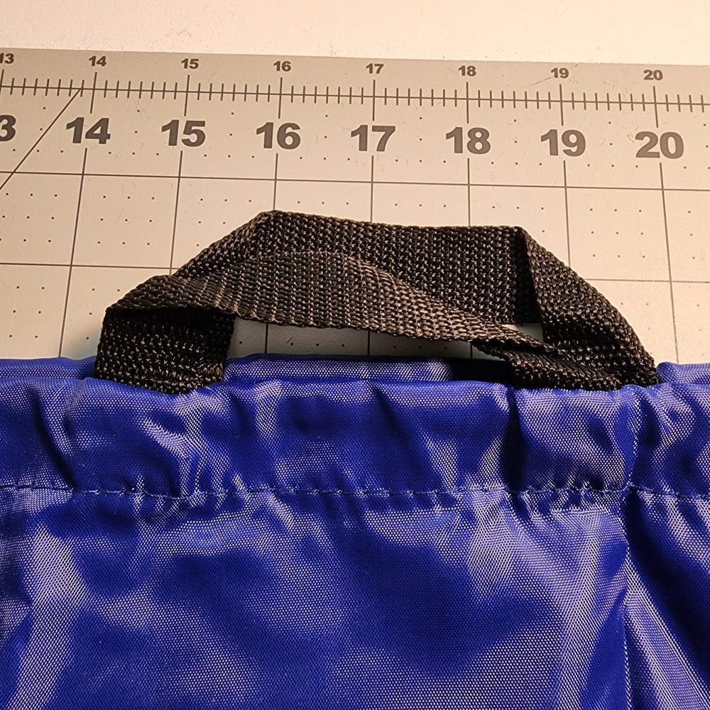 5 packs Drawstring Backpacks w/Handle - Blue Black Reflective Samsung branded
