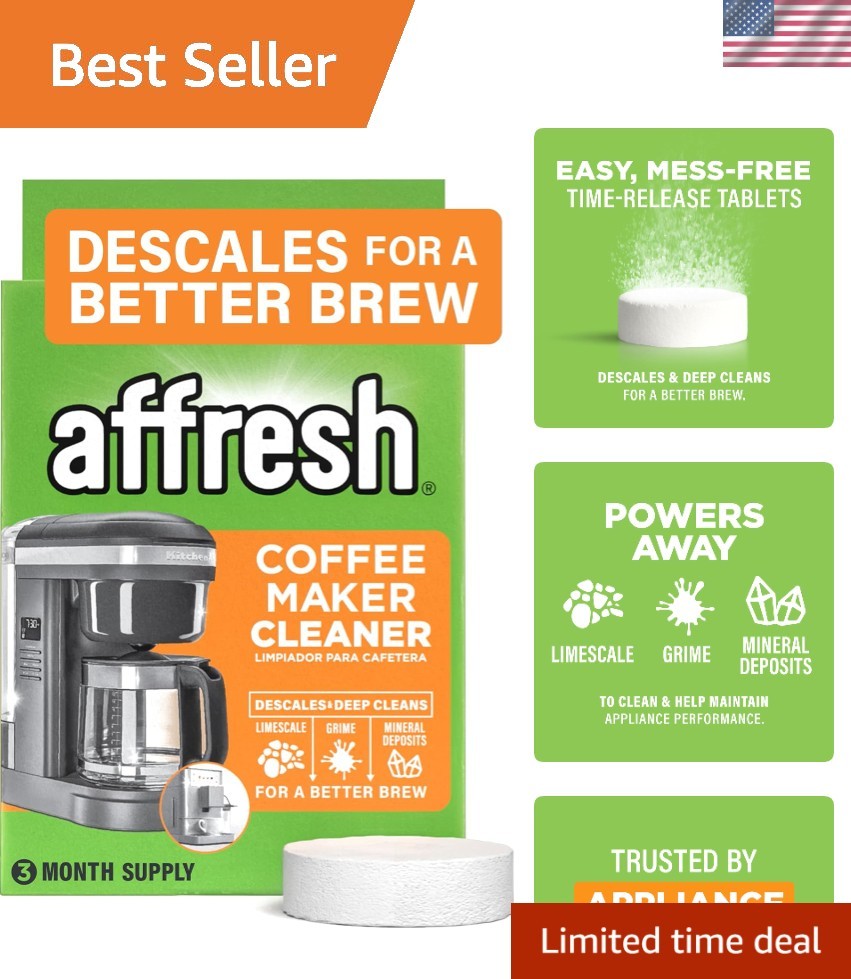 Coffee Maker Cleaner Tablets – Descaling Solution for All Brewers