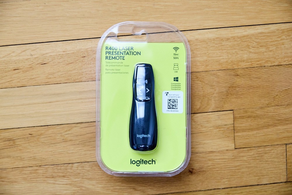 NEW SEALED Logitech R400 Laser Presentation Remote Control Black