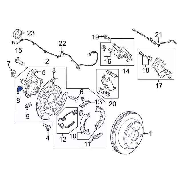 Genuine Ford Adjust Lever CL3Z-2A638-B