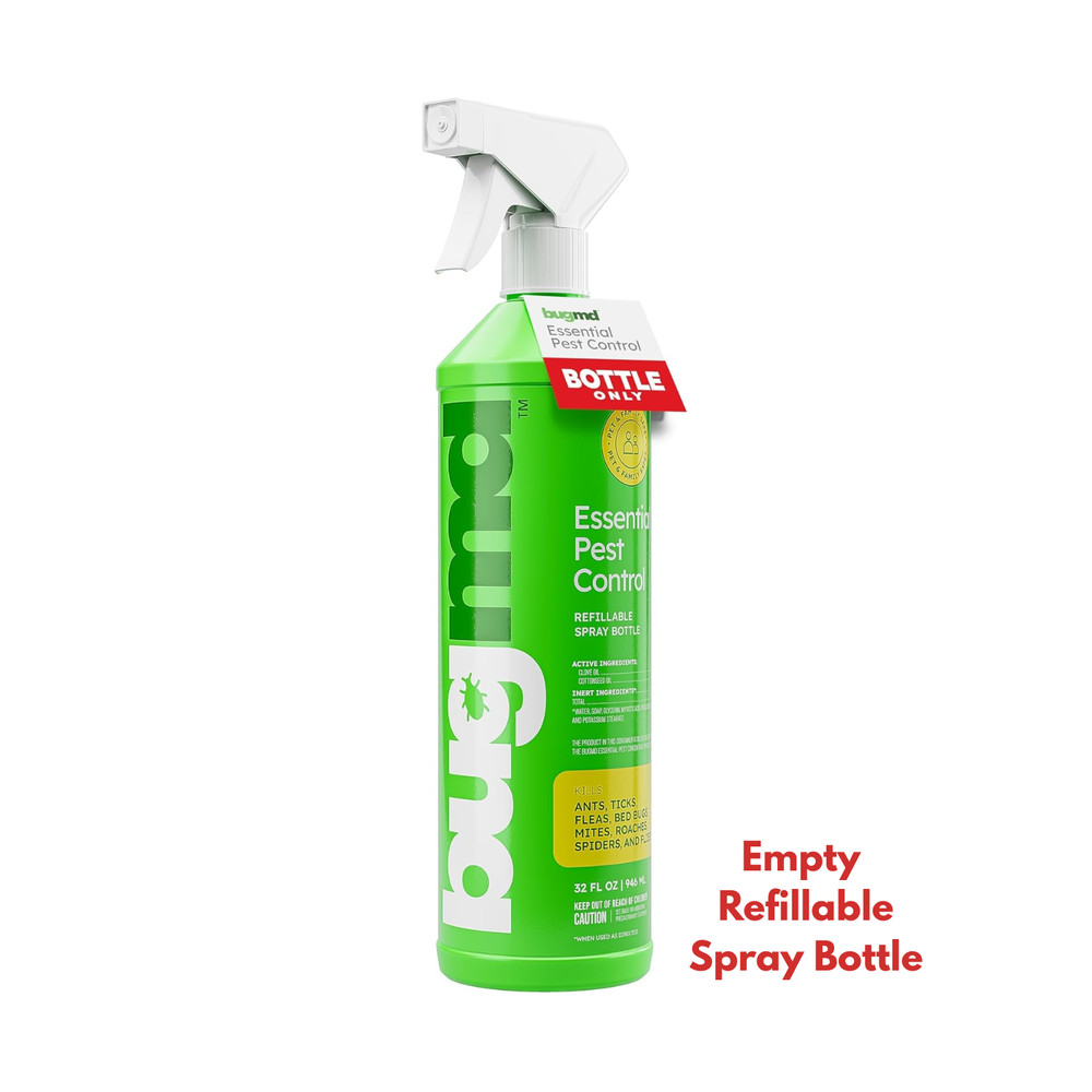*EMPTY BOTTLE* BugMD - Essential Pest Control Refillable Spray Bottle, 32 Fl Oz