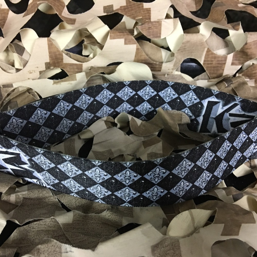 NEW KM Paintball Universal Mask Goggle Strap - 09 Fleur De Lis