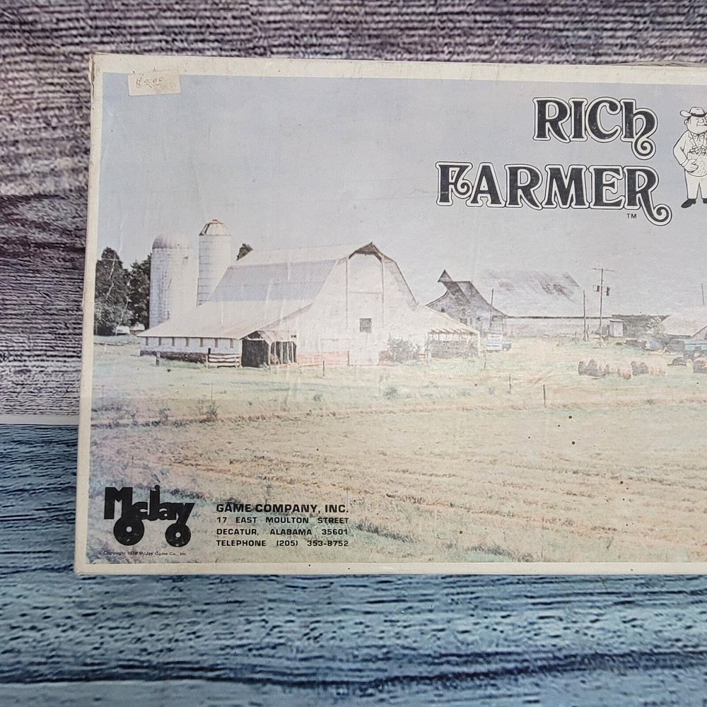Vintage Board Game Rich Farmer Poor Farmer