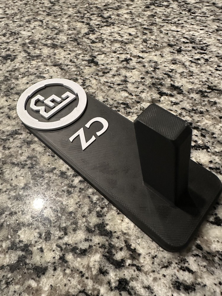 Universal pistol display stand safe organizer CZ will work with