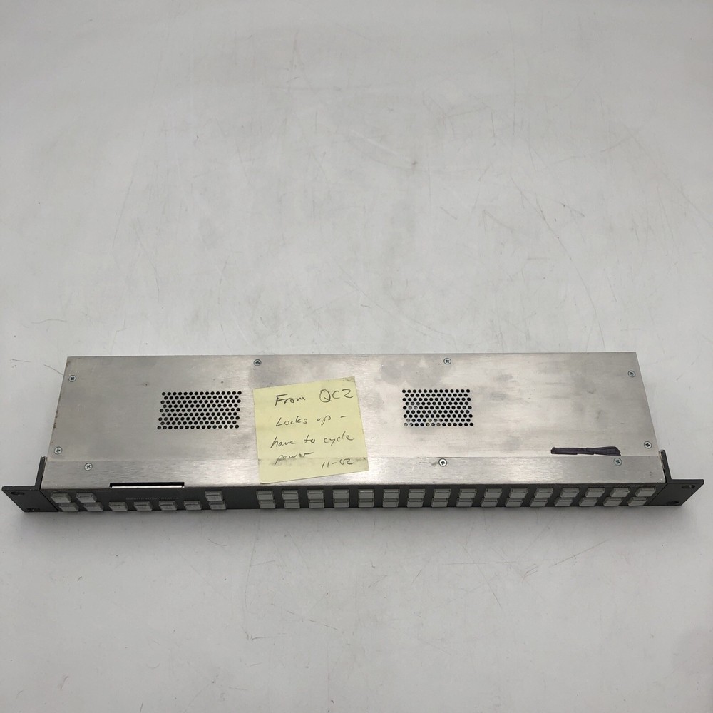 USED Grass Valley - Encore BPS Control Panel POWERS ON AS IS PARTS READ G