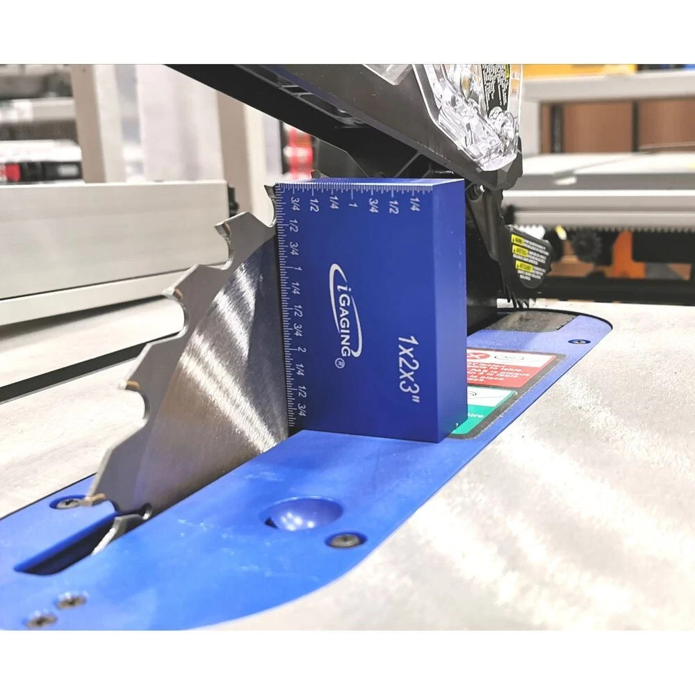 iGaging Precision Setup Blocks Set (15 pieces) *Solid Aluminum* + Blue case