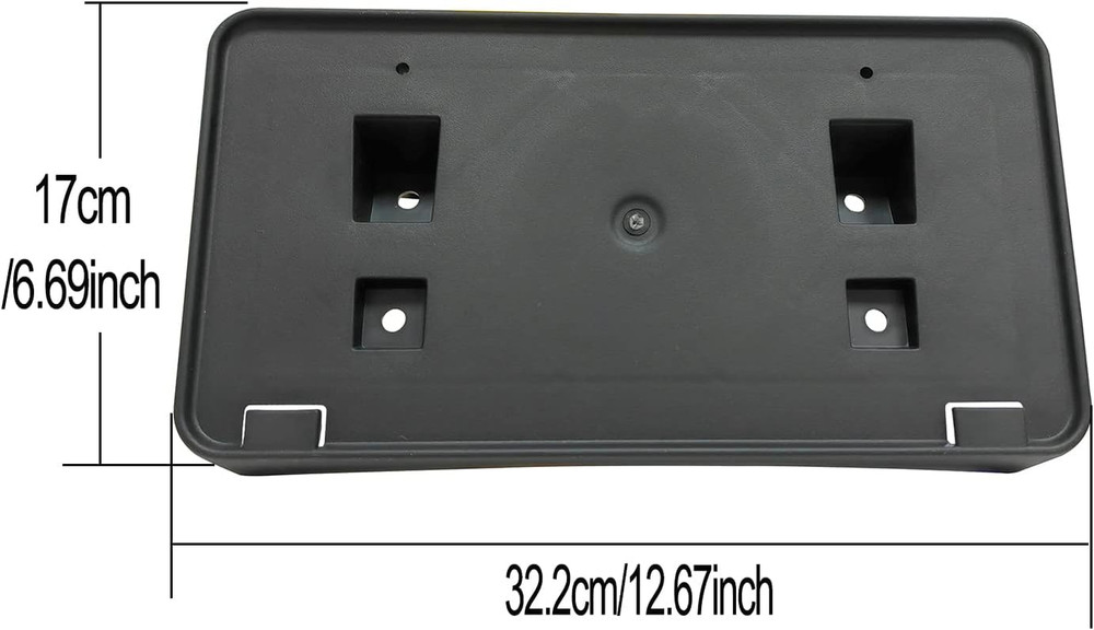 Front Bumper License Plate Frame Bracket Holder Compatible with 2004-2008 Dodge