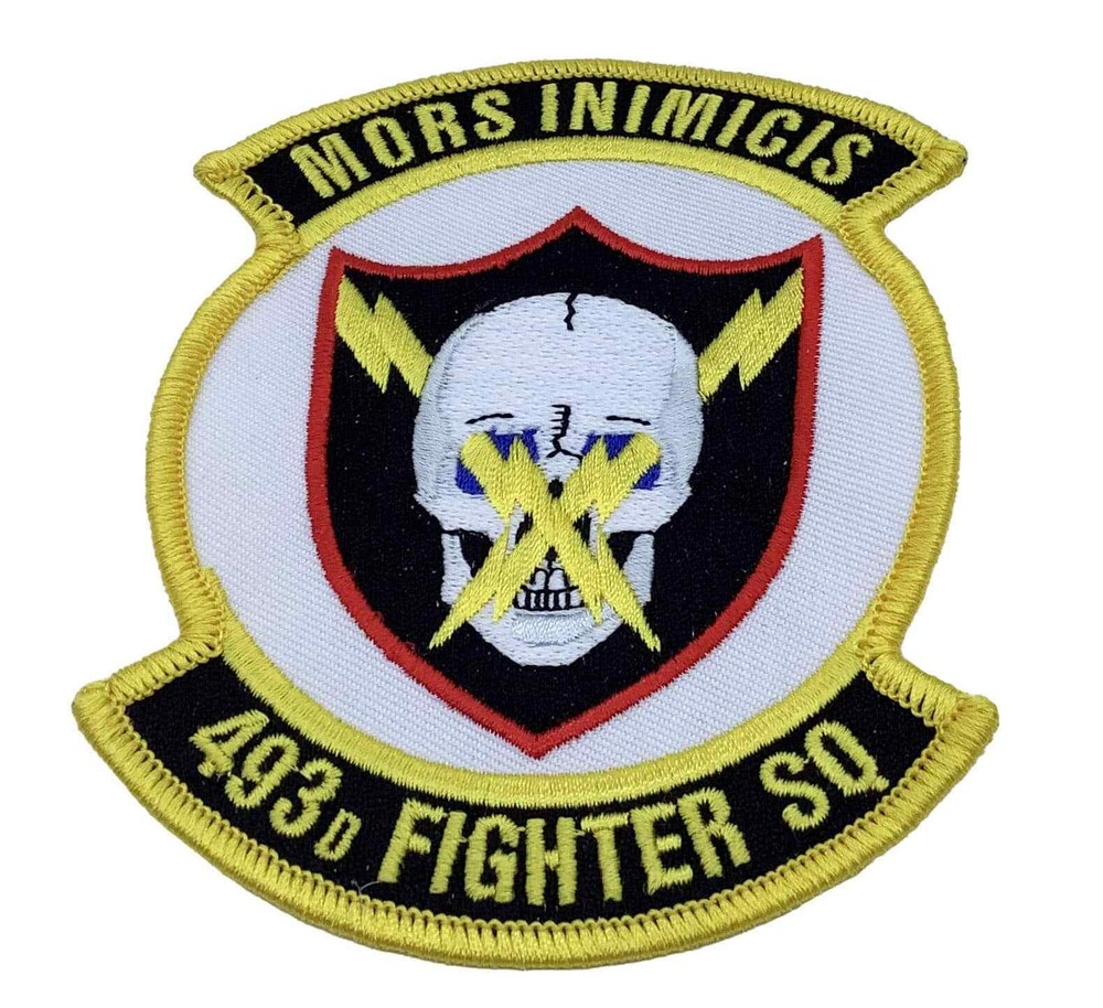 493d Fighter Squadron Patch – With hook and loop