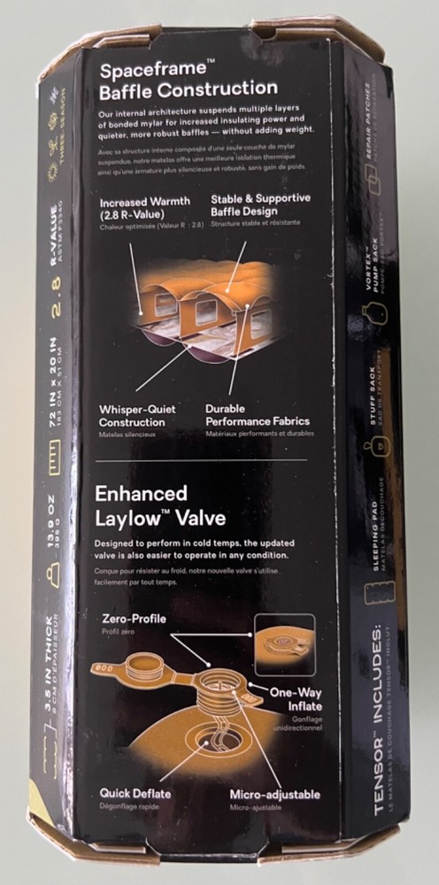 Nemo Tensor Trail Insulated  Sleeping Pad Regular Ultralight *NEW*