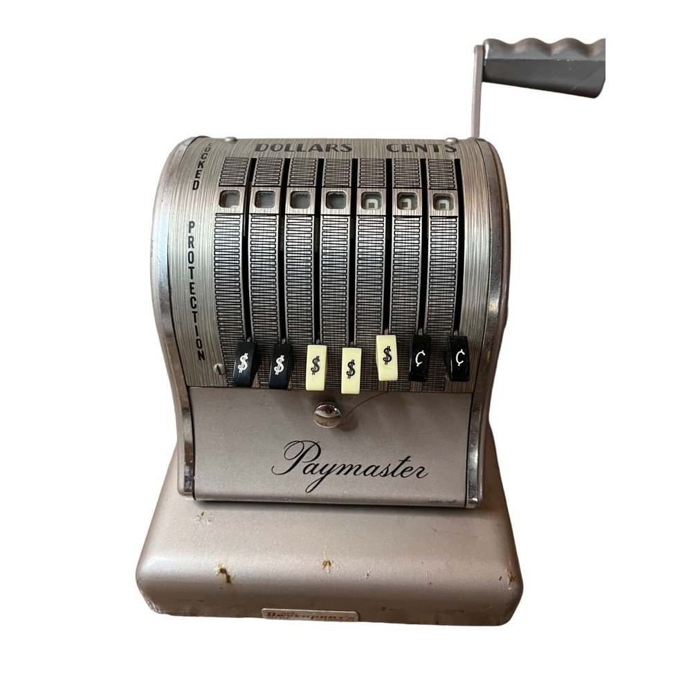 Vintage The Paymaster System Series S-600 WORKING