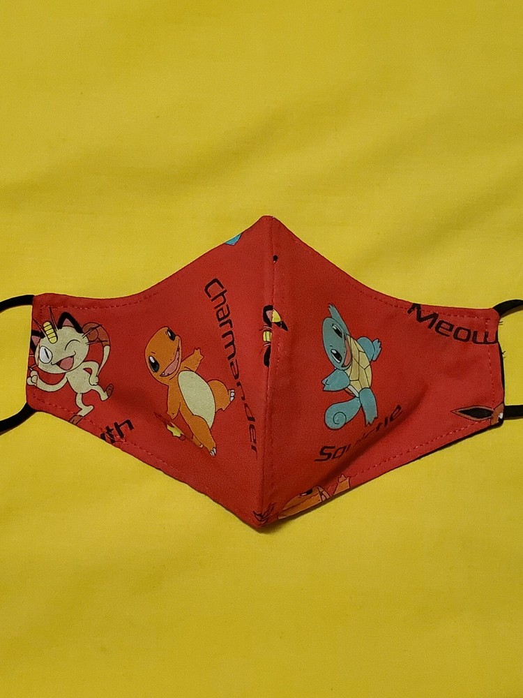 Youth Pokemon Adjustable Face Mask