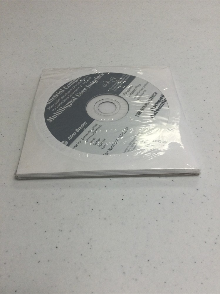 ALLEN BRADLEY 77184-933-01 VERSA VIEW MULTILINGUAL USER INTERFACE INCLUDES 5CD’s