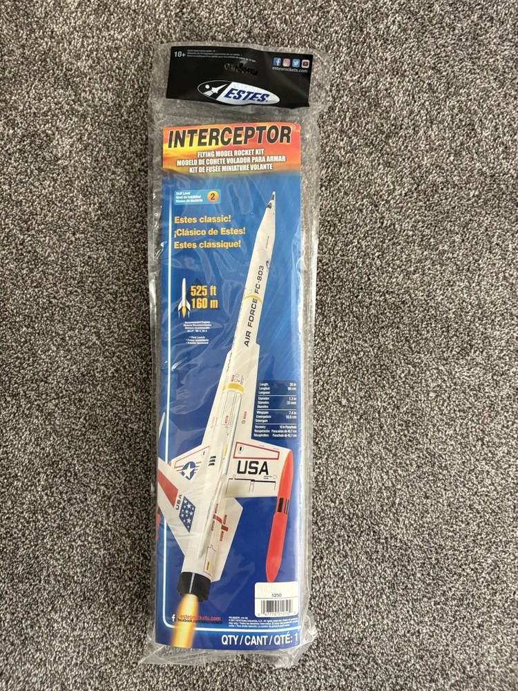 Estes Interceptor Model Rocket Kit