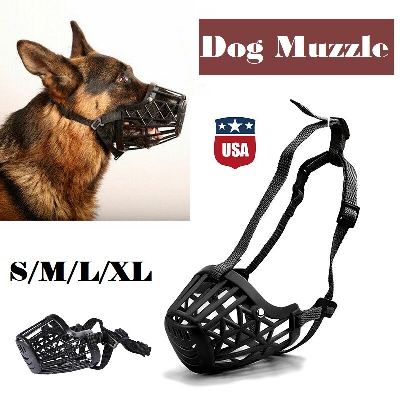 Dog Muzzle, Basket Muzzle for Biting, Chewing and Scavenging, Perfect Training