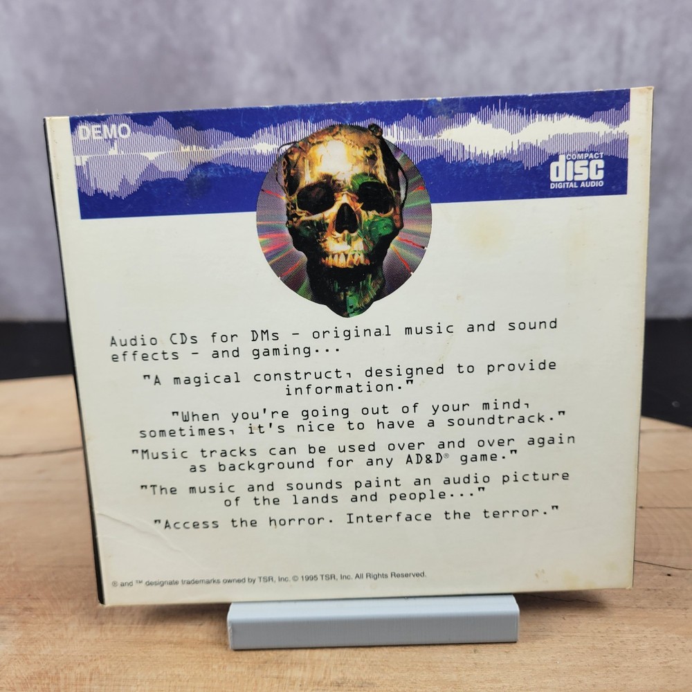 TSR Waveforms Audio Sampler for Gamers D&D Music & Sound Effects for DMs