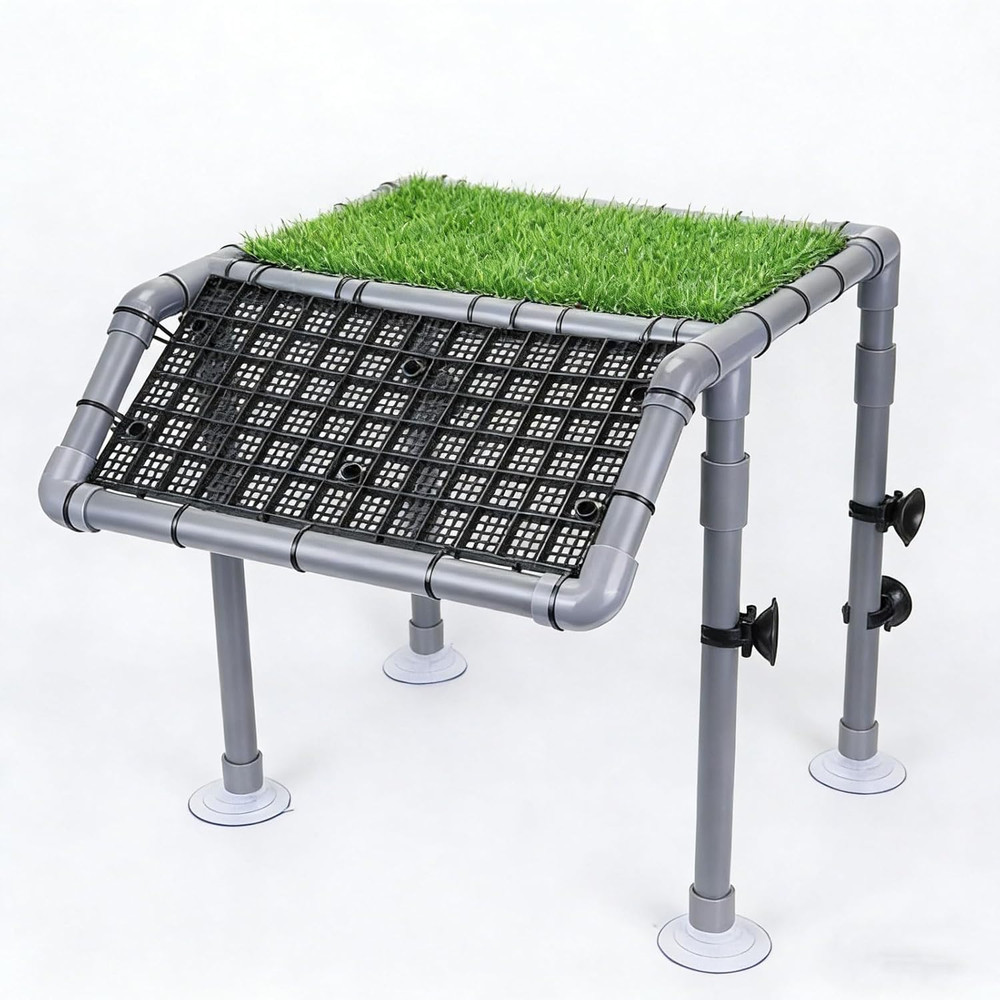 Extra Large Standing Turtle Basking Platform, 13" Width Resting Area, DIY Baskin