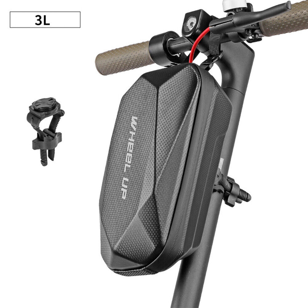 E-Scooter Front Bag Head Case Folding MTB Bike Handlebar Pouch EVA Quick Release