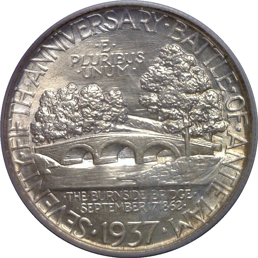 1937 Antietam Commemorative Half Dollar PCGS MS-63