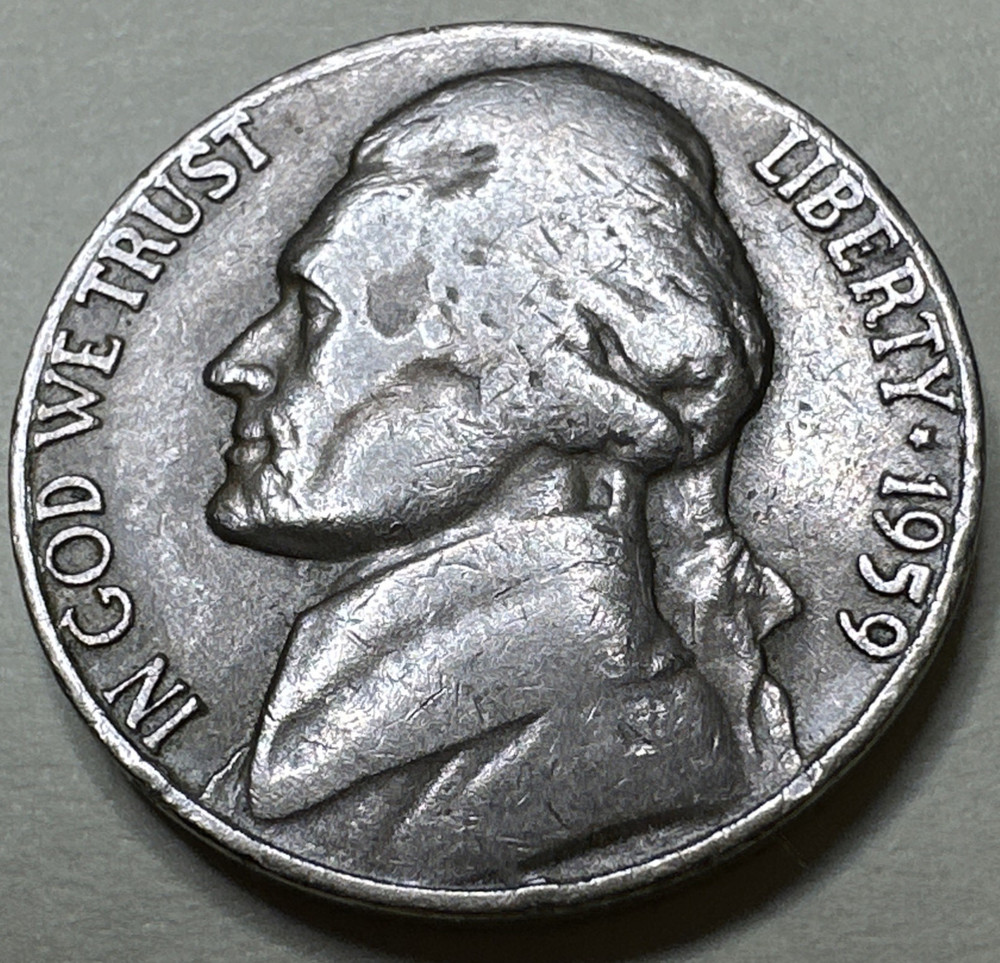 1959-D Jefferson Nickel 5C 1237X