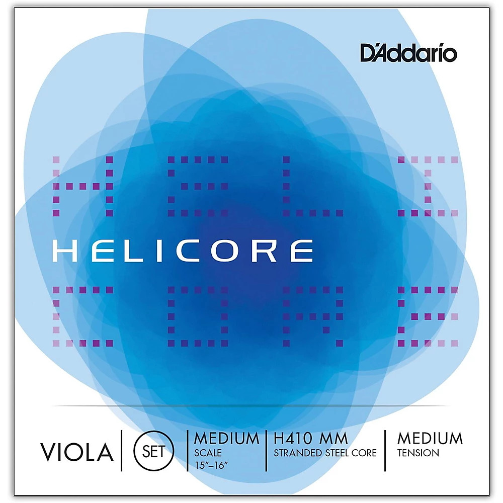 D'Addario H410 Helicore 16+ Inch Viola String Set 15+ Medium Scale