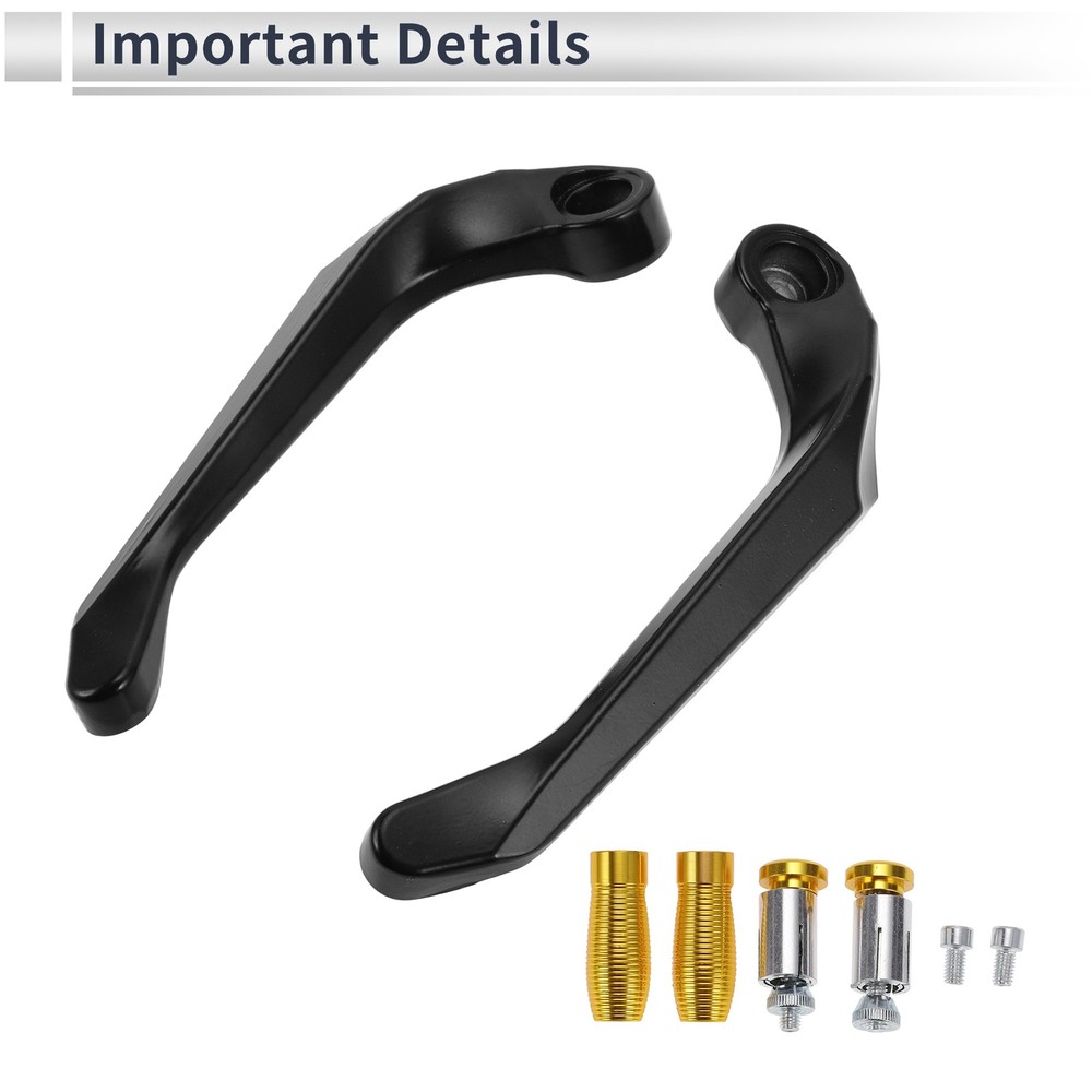 Motorcycle Knob Protection Set, Universal, Gold, 1 Piece