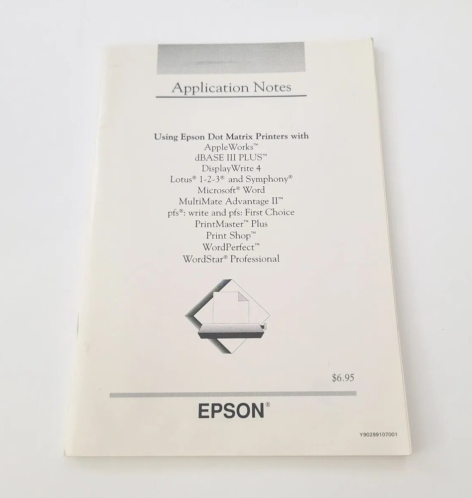 Epson Action Printer 4000 Users Manual + Epson Application Notes