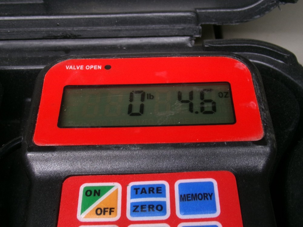 ZORO 5PWF7 PROGRAMMABLE REFRIGERANT SCALE