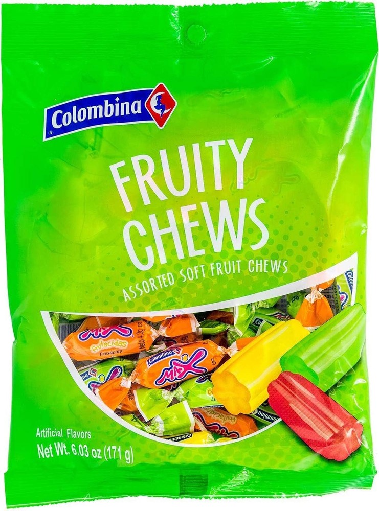 Fruity Chews Assorted Soft Fruit Chews Candy, 6.03 Ounce Bag