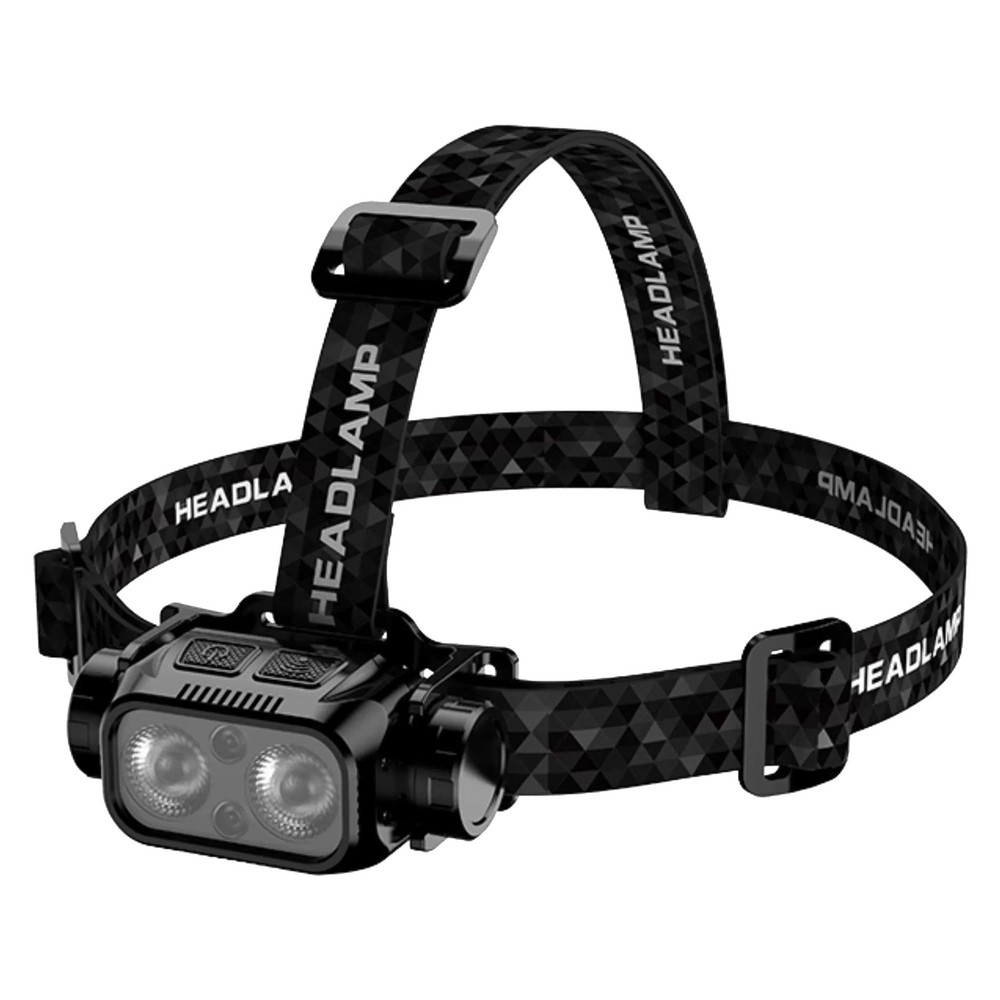 Rechargeable Headlamp, LED Head Lamp with Motion Sensor, Red White Light, Wat...