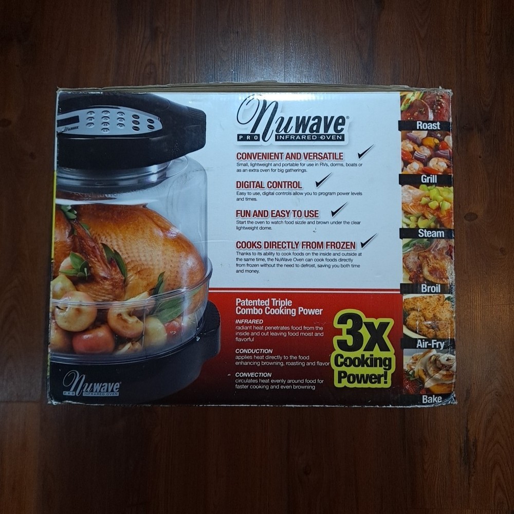 NuWave Pro Infrared Oven Model 20322 w/ Extender Ring Kit - Open Box