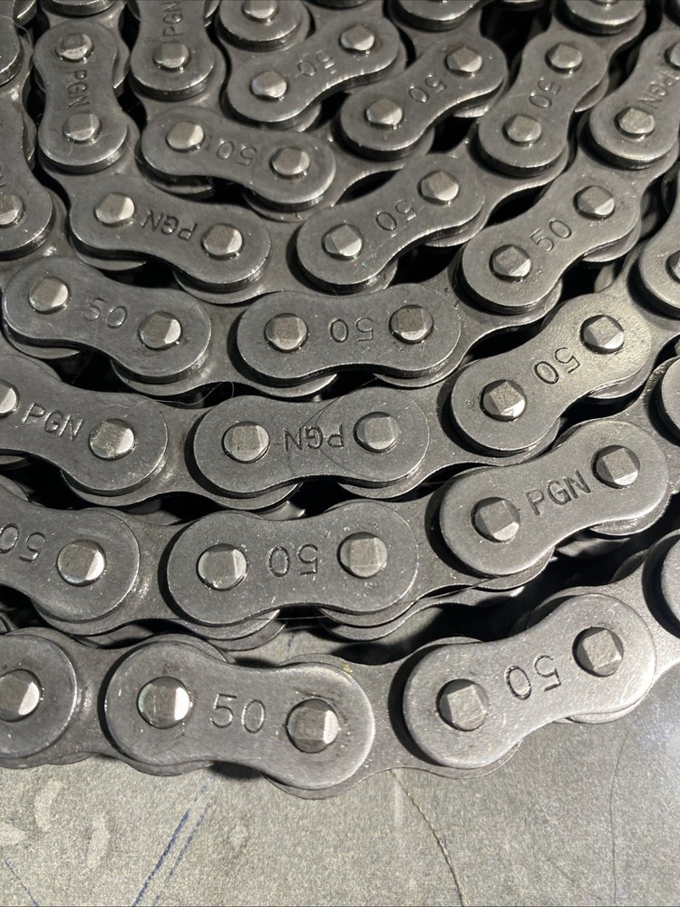 #50 Roller Chain x 10 feet *Missing Connecting Link*