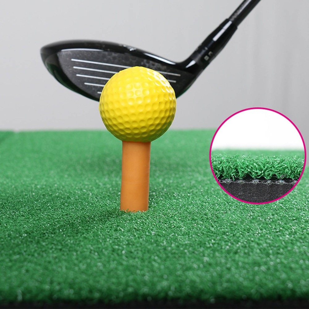 Golf Mini Hitting Mat Training Indoor Practice Mat High-Elastic Simulated Turf