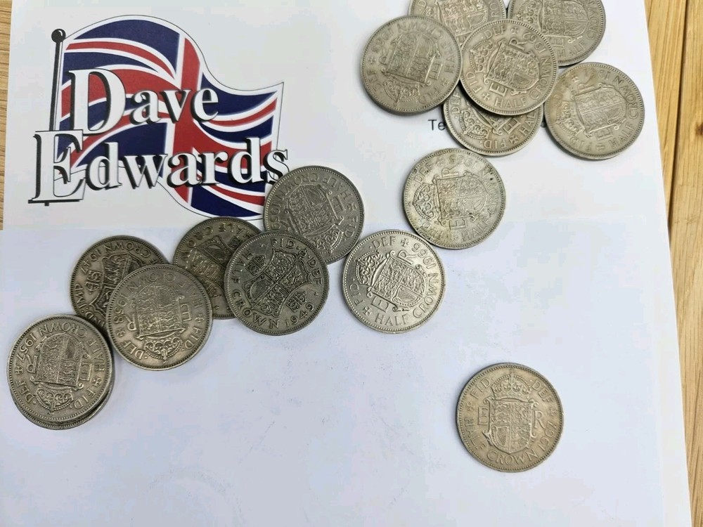 Pre Decimal 1966 British Half Crown Coin