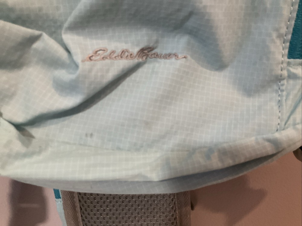 Eddie Bauer Blue Sling Backpack, Adjustable Strap Multiple Pockets