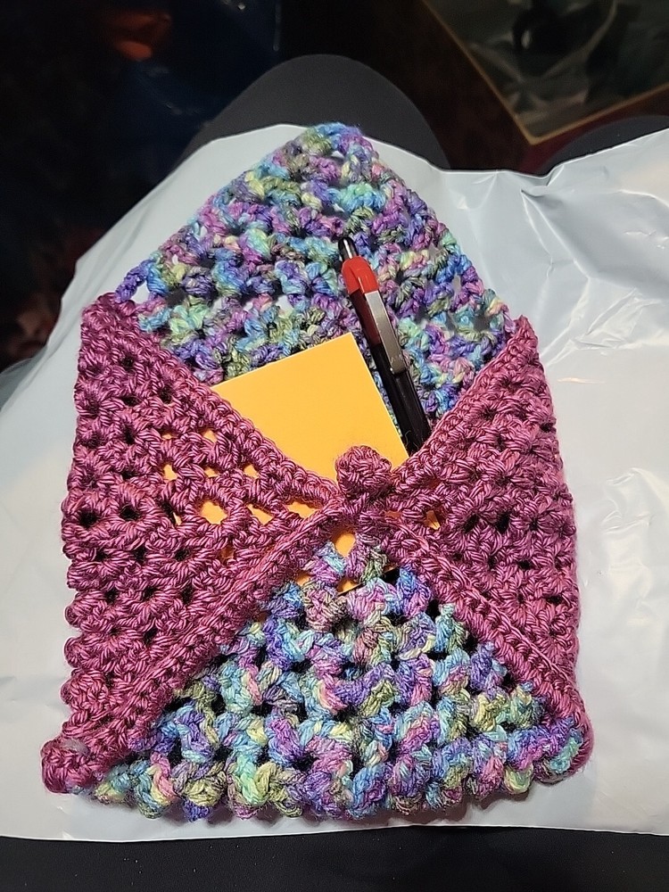 Granny Square Clutch Purse Envelope