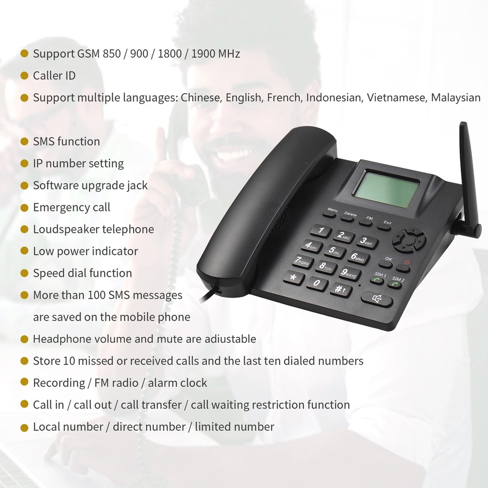Fixed Landline Desktop Support GSM E3D4