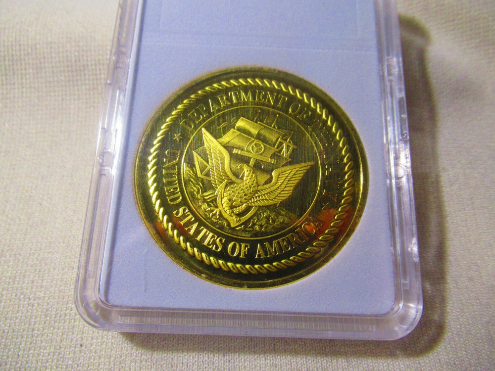 US NAVY - USS FLETCHER (DD-992) Challenge Coin