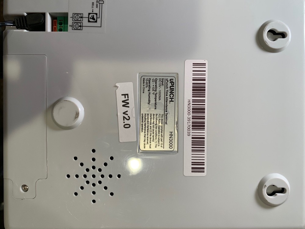 HN3000 Electronic non-Calculating Time Clock
