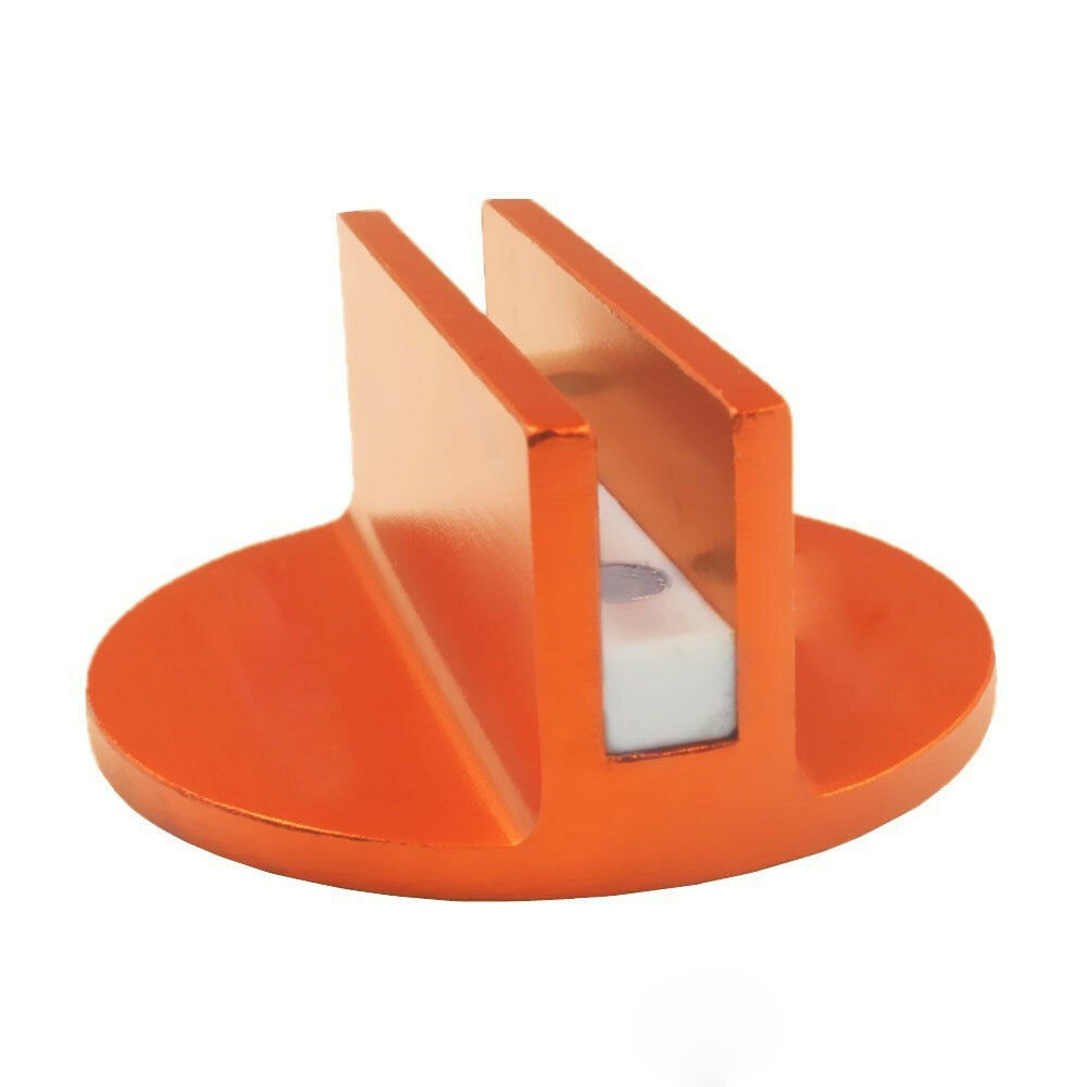 Orange Slotted Magnetic Jack Pad Pinch Weld Frame Rail Adapter - 2 packs