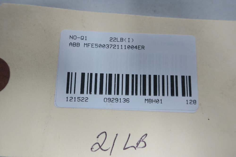 Abb MFE500372111004ER Magmaster Magnetic Flow Meter
