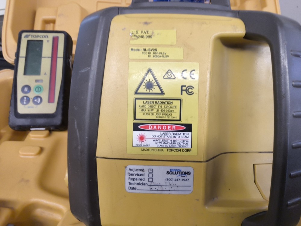 Used Topcon Rl-sv2s Rotating Laser