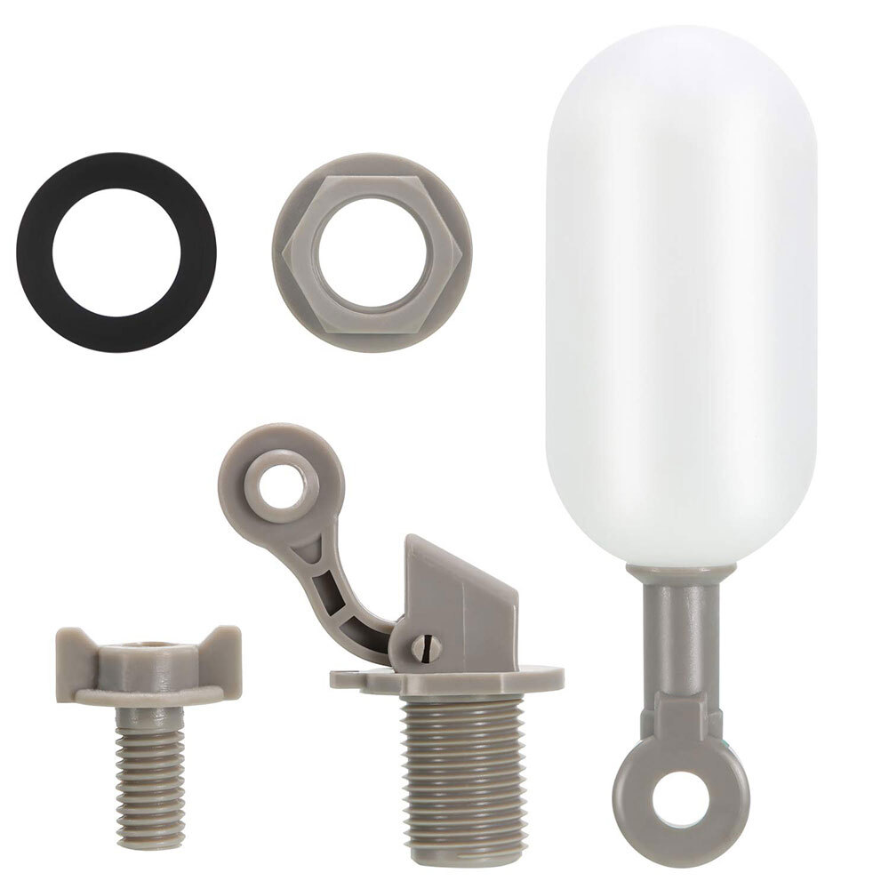 8PC Water Float Valve with Adjustable Arm Plastic Water Filter Float 1/2 Inch.
