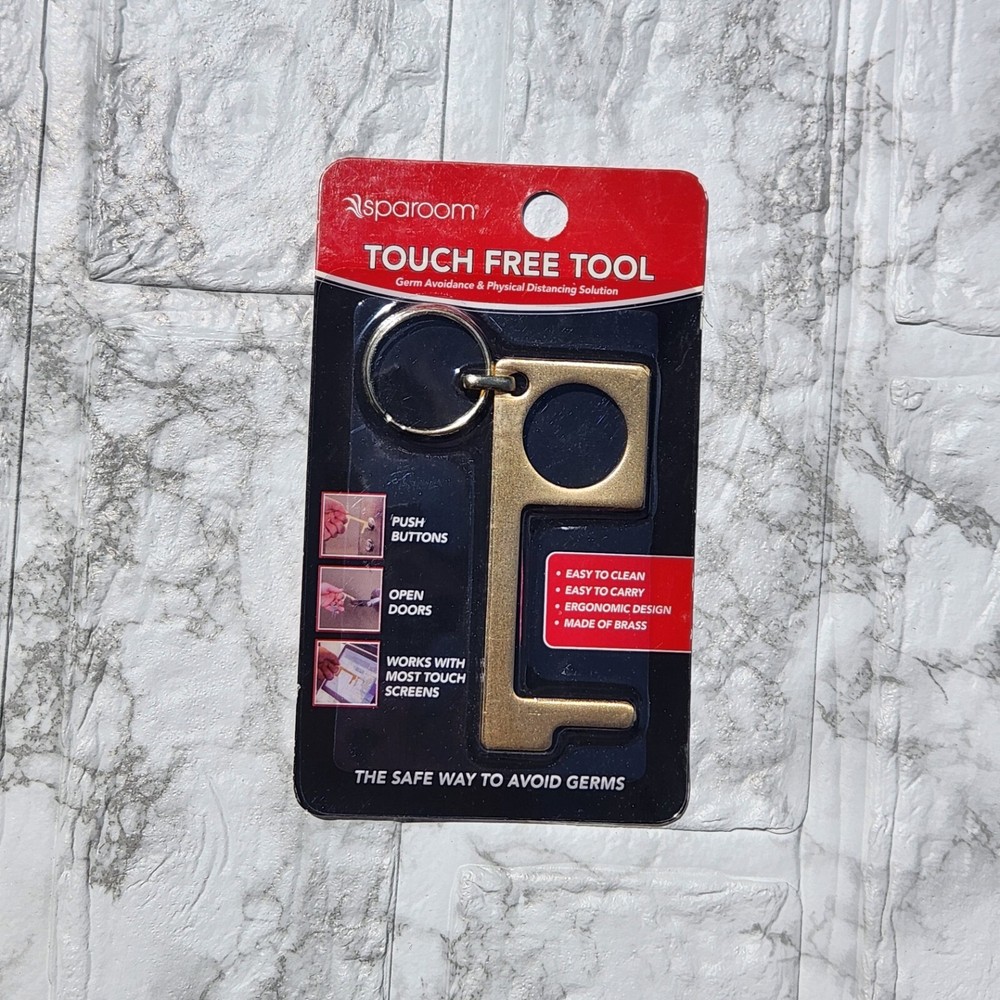 Touch Free Brass Tool Sparoom Germ Avoidance & Physical Distancing Solution